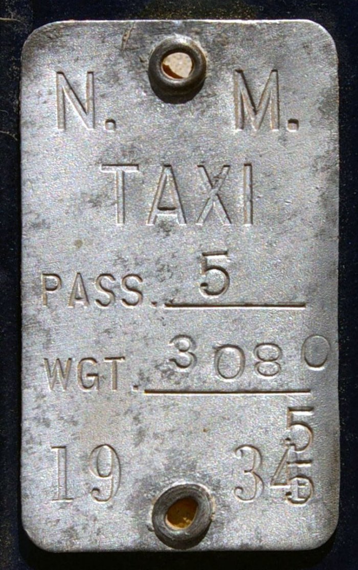 New Mexico Taxi License Plates